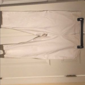 White Chaps capris